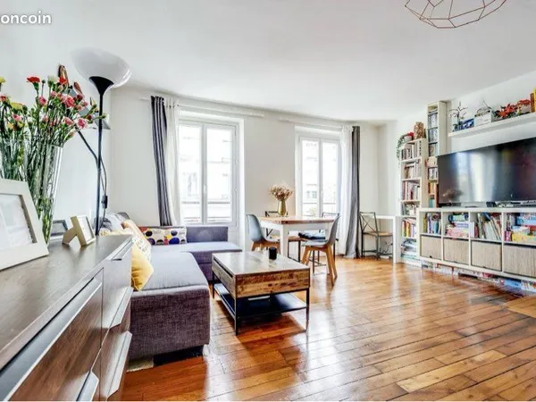 Appartement lumineux de 57m2 - Belleville/Goncourt
