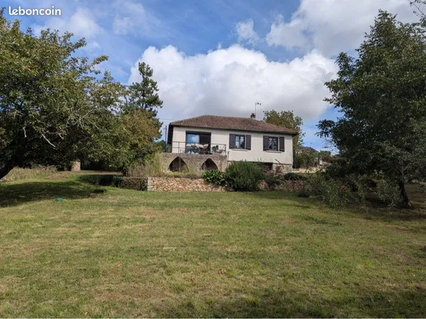 Maison lumineuse de 113 m² sur terrain de 2 700 m² - Vue campagne exceptionnelle, sans vis-à-vis