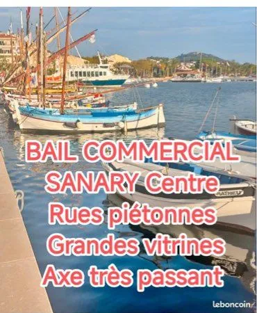 Local Sanary centre Bien placé