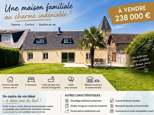 Maison familiale proche de Fécamp