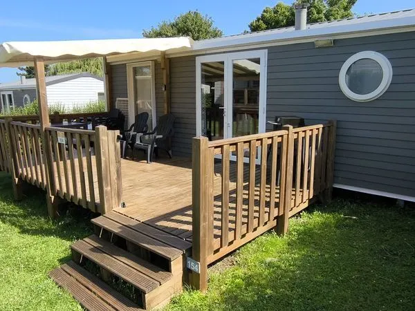 mobil home 4 pl dans un camping 5 étoiles ( Houlgate)