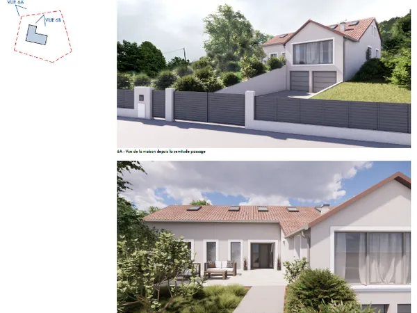 terrain à bâtir avec permis de construire