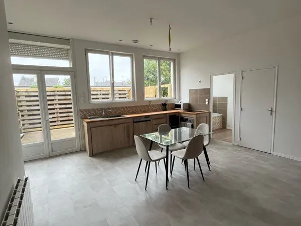 Appartement T2 Bis meublé 59 m² avec terrasse privative, parking