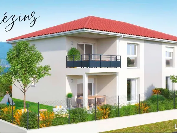 Appartement T3 - 70 m2 - récent à Brézins