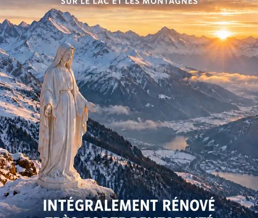 Appartement renove au bec vert avec vue incroyable plein sud
