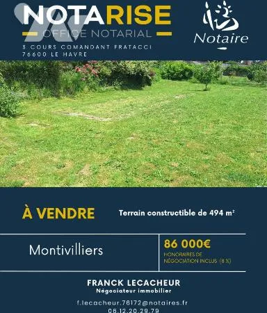 Terrain 494 m²