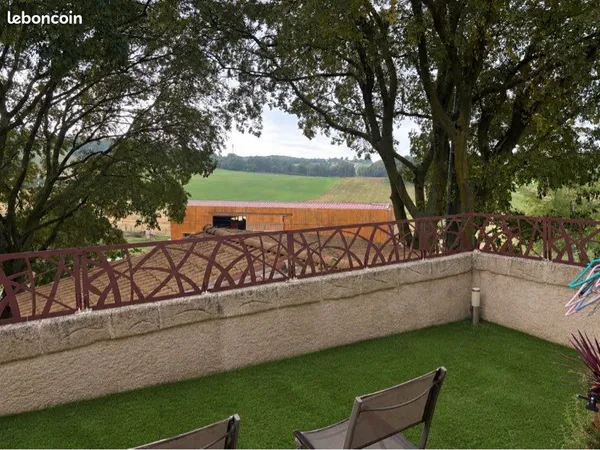 Appartement F4 jardin et terrasse