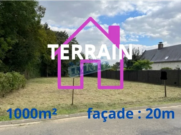 Terrain 1000 m²