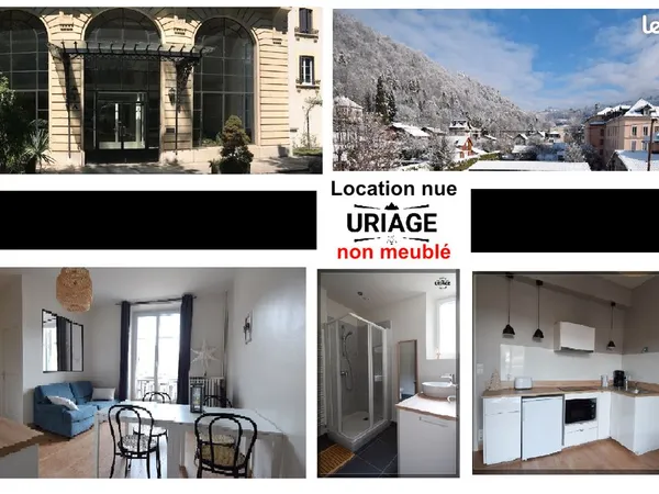 RARE À URIAGE-LES-BAINS - T2 rénové de 33 m² avec parking et cave - Location nue