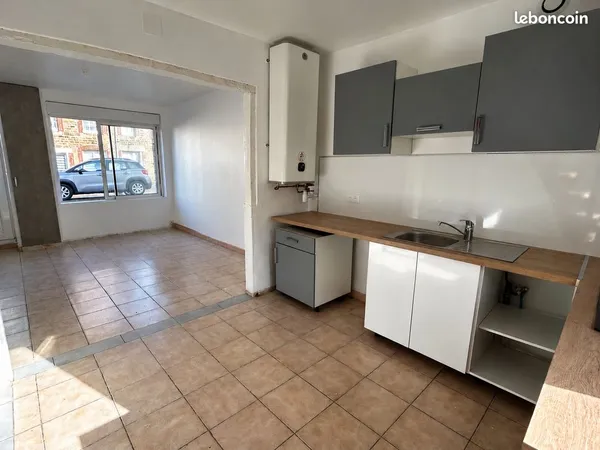 Maison 3 pièces avec extérieur