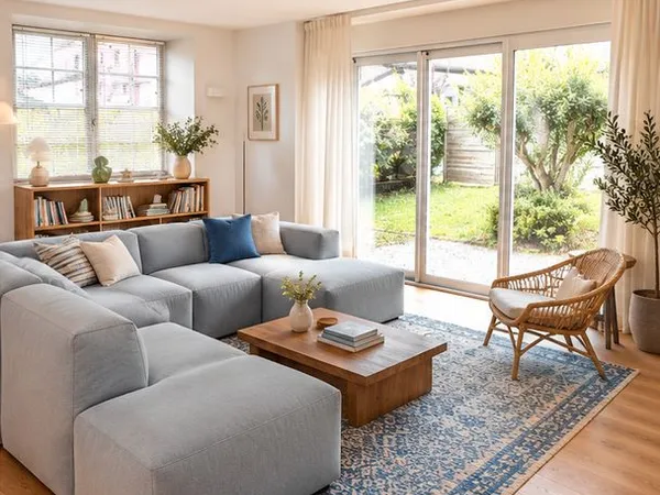 Quartier résidentiel - Proche 5 cantons - Maison moderne - Location meublée à l'année