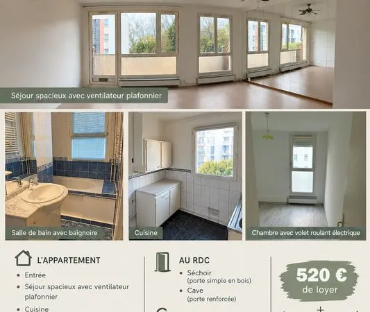Location appartement proche centre ville