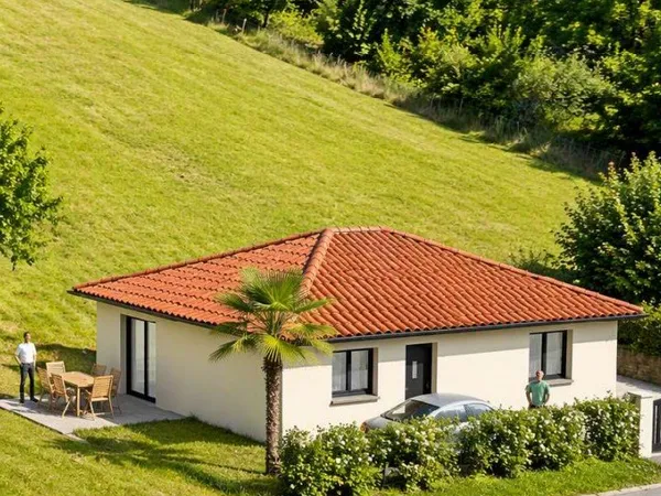 Sur la commune des Avenières, à vendre une maison de 75m2 à cons