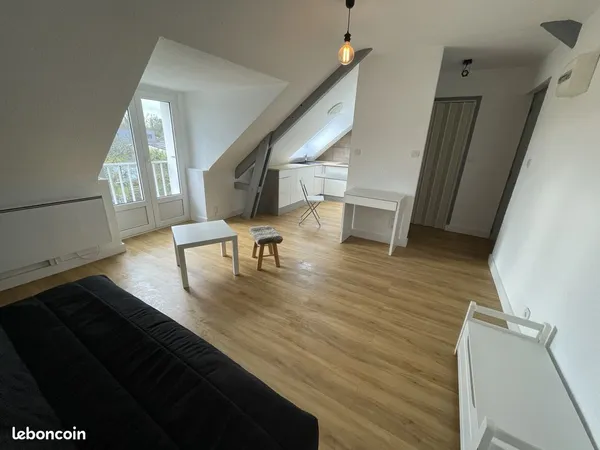 Studio lumineux meublé tout équipé