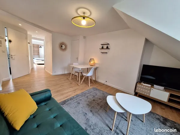 Beau T2 meublé 35m², emplacement idéal en centre-ville