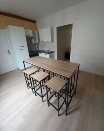 T2 50m2 meublé/ terrasse/ jardin emplacement ideal