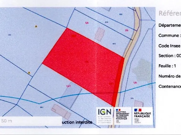 Terrain Ansac sur Vienne