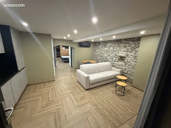 T2 excenevex meuble 49m2 RDC avec jardin