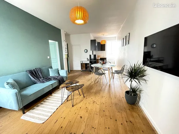Grand T2 meublé Saint-Cybard — 580 / mois
