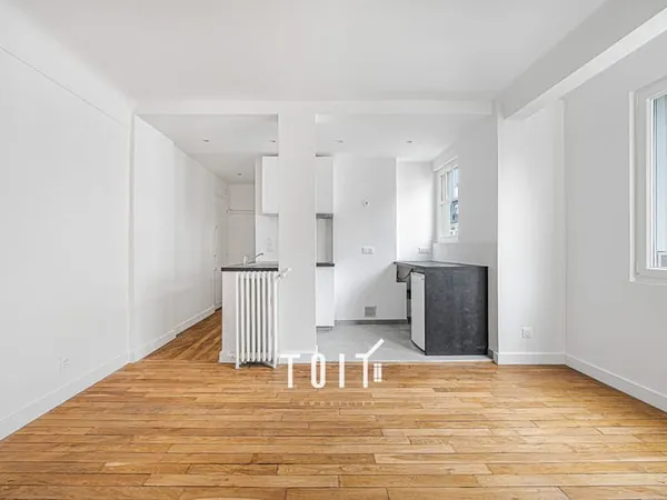 Appartement Paris 14ème - 1 pièce - 25.32 m2 - traversant - ascenseur