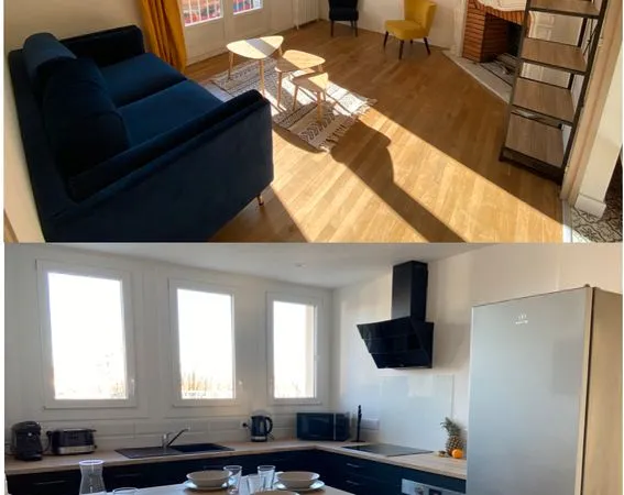Chambres meublées dans colocation