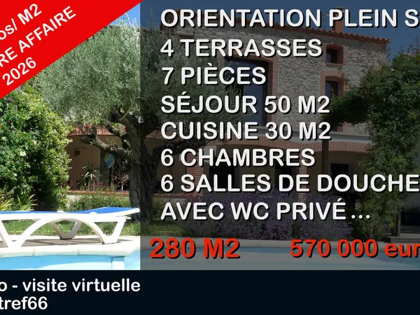 Maison 8 pièces 280 m²