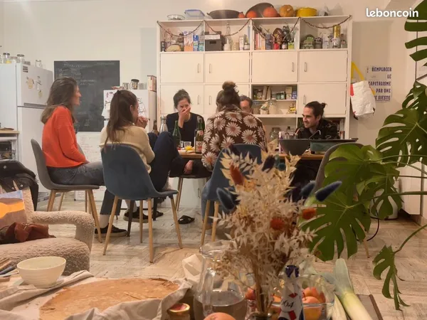 2 chambres dans coloc de 8 Nantes Dervallières