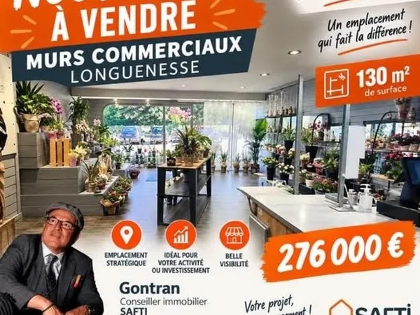 Local Commercial 130m² -Très bon emplacement
