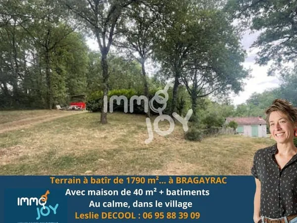 Terrain constructible 1790 m²