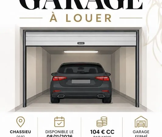 Chassieu - garage a louer