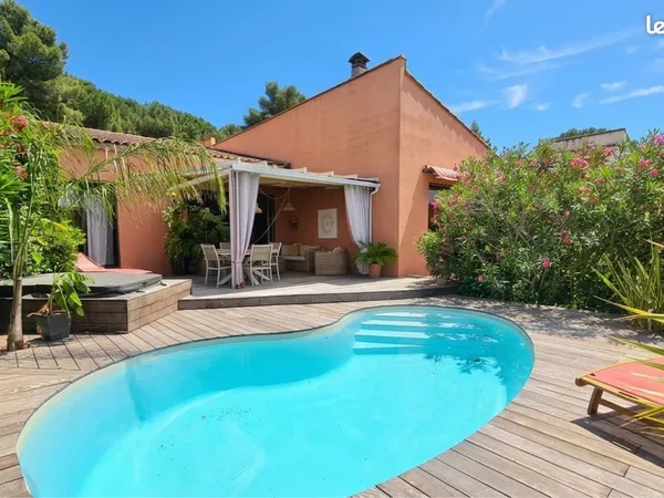 Béziers villa T5, 150m2/600m2 garage 60 m2, piscine, spa