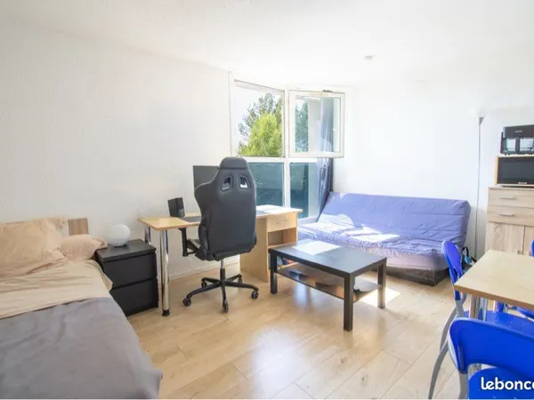 Studio meublé avec parking - eurocampus - montpellier