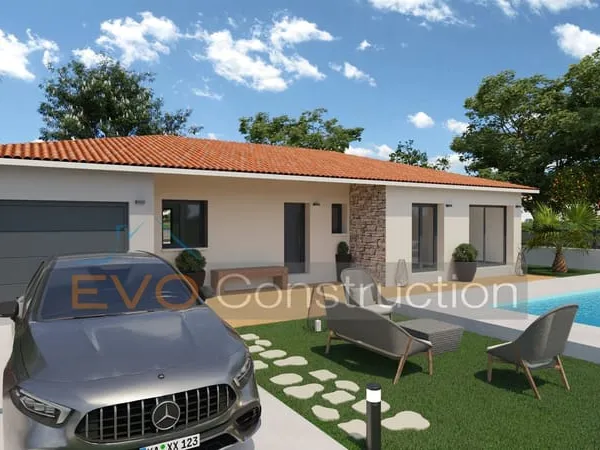 A Tautavel, villa T5 sur une parcelle de 1354m²