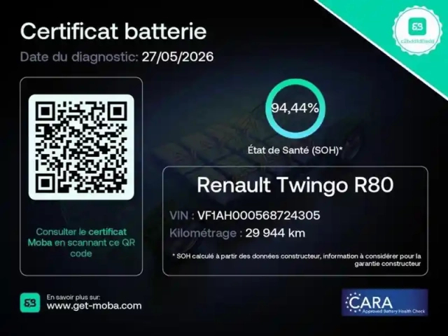 Renault Twingo e-tech electric zen r80 achat intégral - 21my — photo 16
