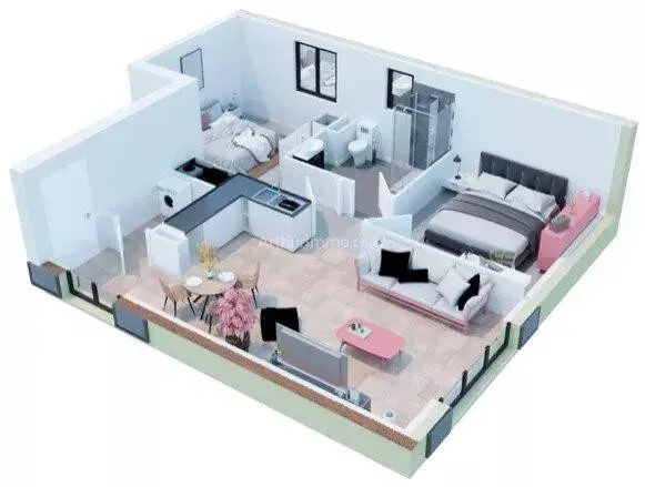 Appartement 3 pièces 50 m²