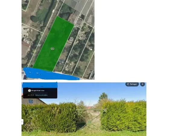 Terrain constructible aux portes de verdun