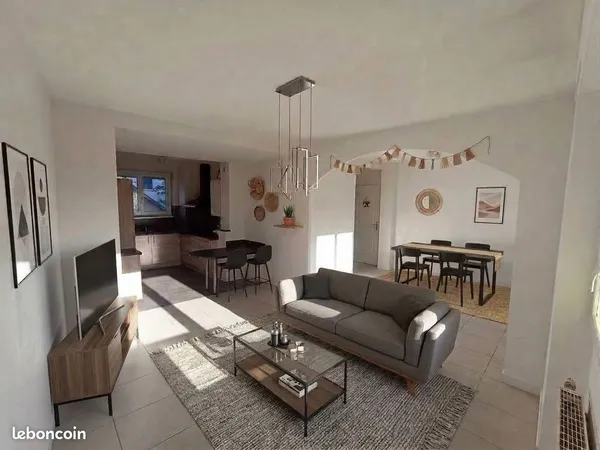 Appart en rdc surelevé de 65 m2 à dijon