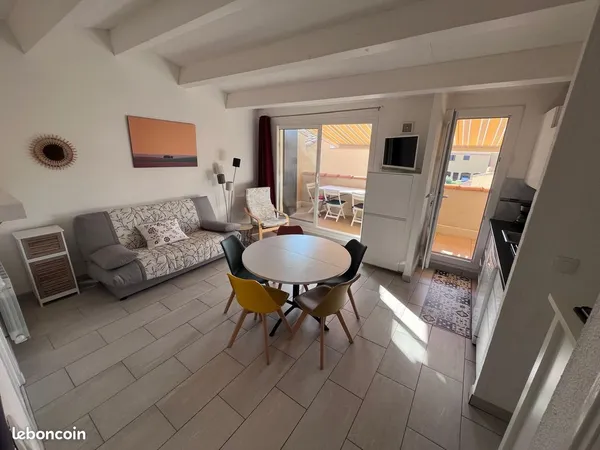 Appartement 3 pièces avec grande terrasse et vue sur mer - Résidence Neptuna, Cap d'Agde