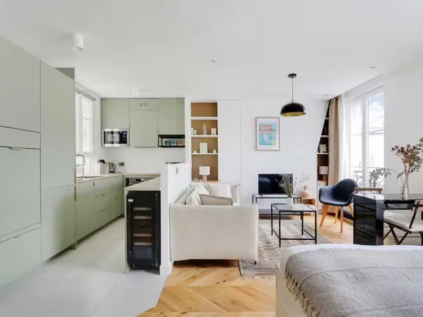 LOCATION GRAND STUDIO MEUBLÉ 35m2 - PARIS Xe art