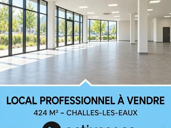 LOCAL COMMERCIAL 424 m² CHALLES-LES-EAUX