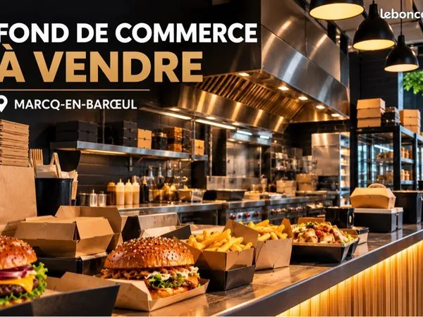 À saisir fond de commerce fast food / dark kitchen