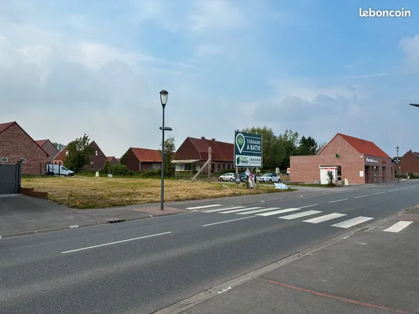 Hazebrouck, terrain à bâtir