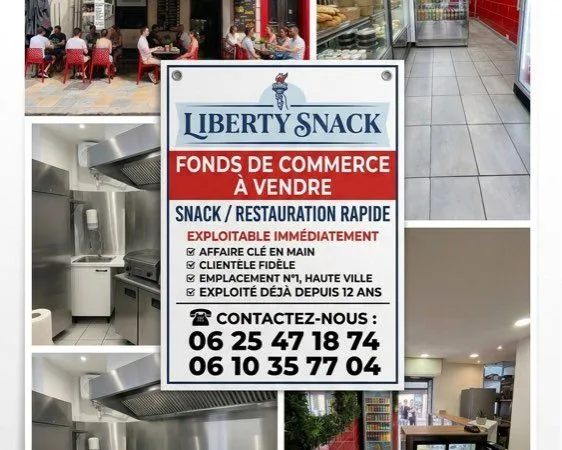 Fond de commerce snack
