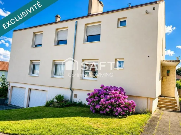 Appartement Rdc 4 chambres, terrain privatif 229 m2