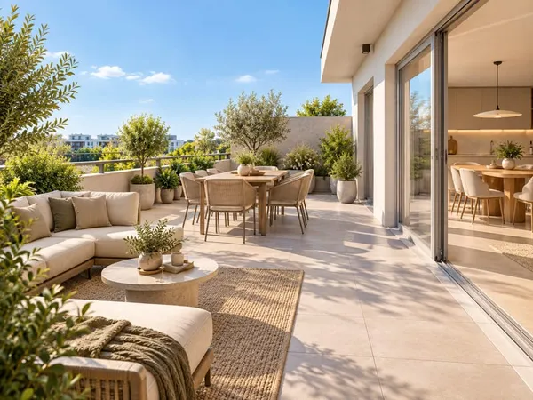 THIONVILLE - T3 ATTIQUE AVEC TERRASSE DE 21 M²
