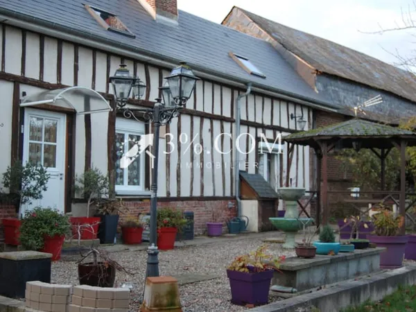 Proche AUMALE et POIX Maison + gite 2 x 2 chambres sur 2000