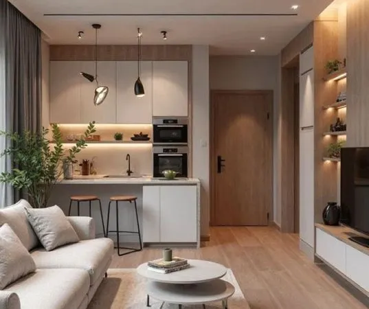 Studio 2 pièces 48 m²