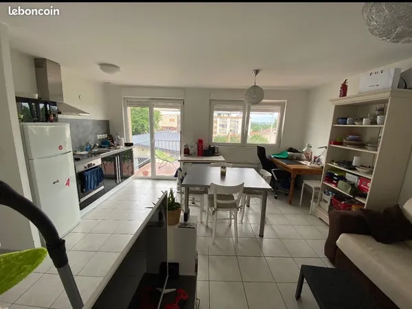 F1 de 38 m² avec terrasse, cave et 2 places de parking - Vandoeuvre-lès-Nancy
