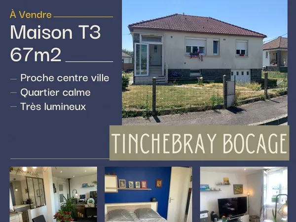 Maison rénovée 2022 - Plain-pied - 3 chambres - Sous-sol complet - Terrain clos