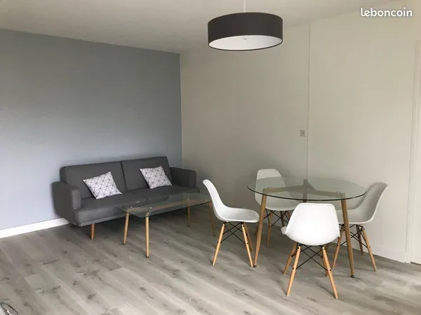 T2 meublé 46 m2 quartier Albert 1 er, à pieds du port